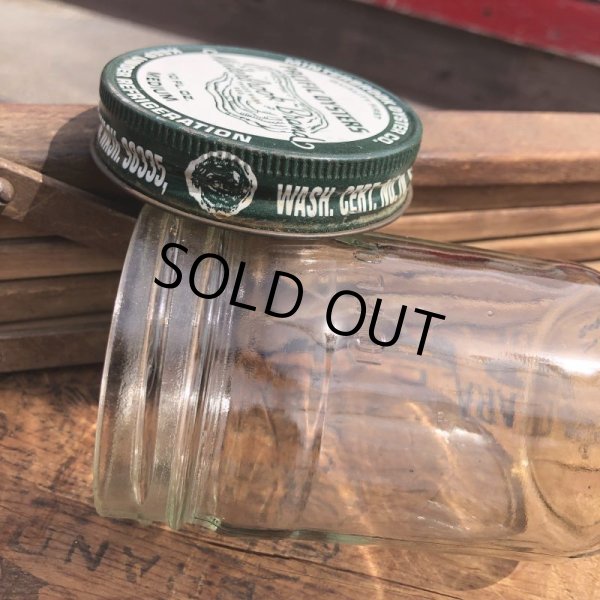 画像3: Vintage Minterook PACIFIC OYSTERS Glass Jar 10oz (B856) (3)