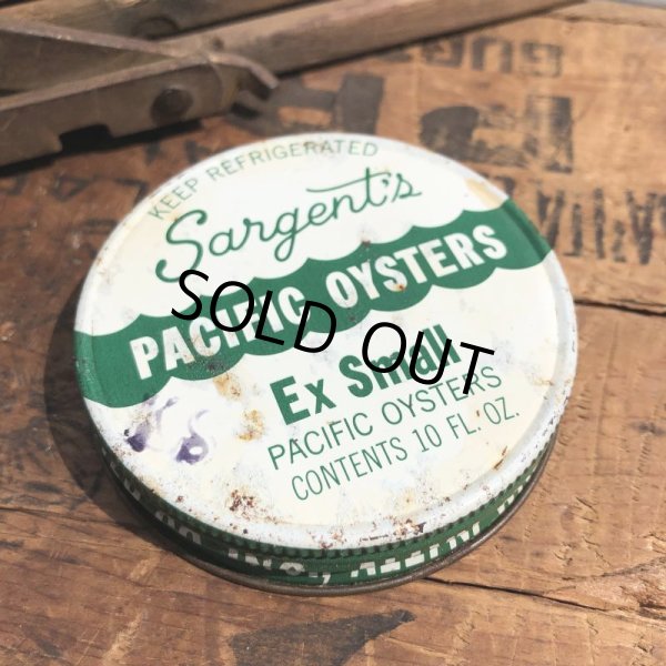 画像6: Vintage Sargent's PACIFIC OYSTERS Glass Jar 10oz (B854) (6)