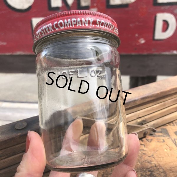 画像5: Vintage Willapoint PACIFIC OYSTERS Glass Jar 10oz (B855) (5)