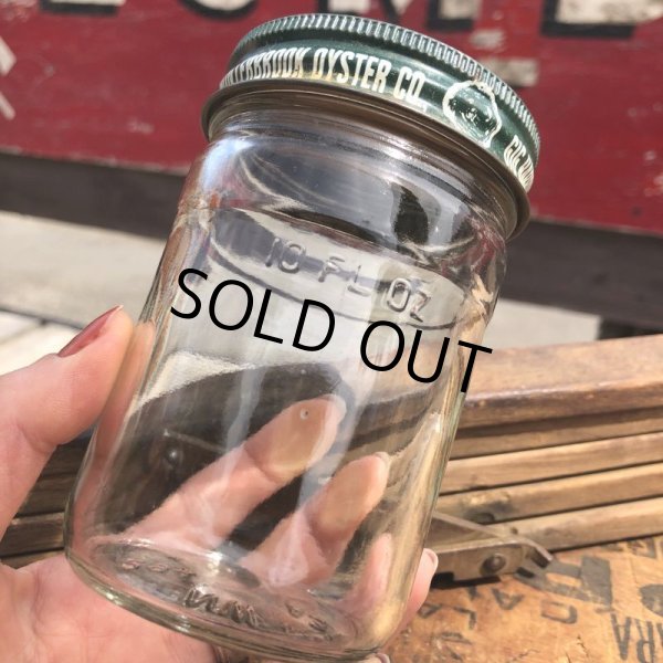 画像6: Vintage Minterook PACIFIC OYSTERS Glass Jar 10oz (B856) (6)