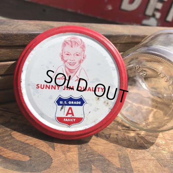 画像6: Vintage SUNNY JIM QUALITY Glass Jar (B853) (6)