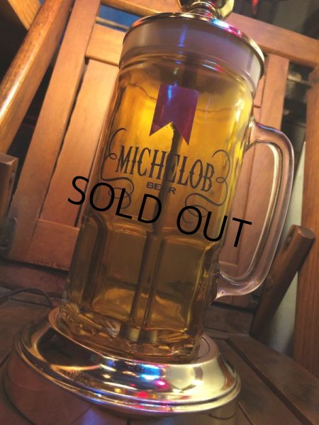 画像12: 70s Vintage Michelob Advertising Beer Mug Table Lamp (B859)  (12)