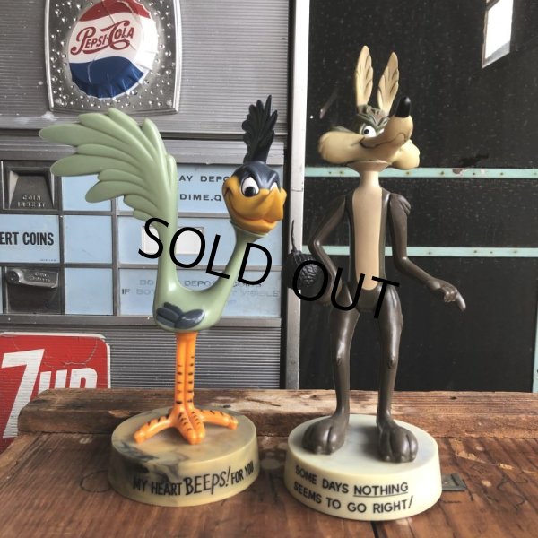 画像12: 70s Vintage Dakin Road Runnner & Wile E. Coyote GOOFY GRAMS Set (B916) (12)