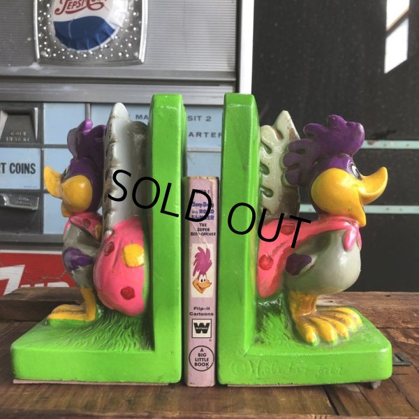 画像4: 70s Vintage Holiday Fair WB Road Runner Book End (B917) (4)