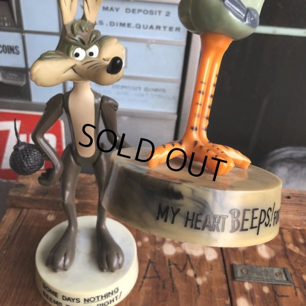 画像8: 70s Vintage Dakin Road Runnner & Wile E. Coyote GOOFY GRAMS Set (B916) (8)