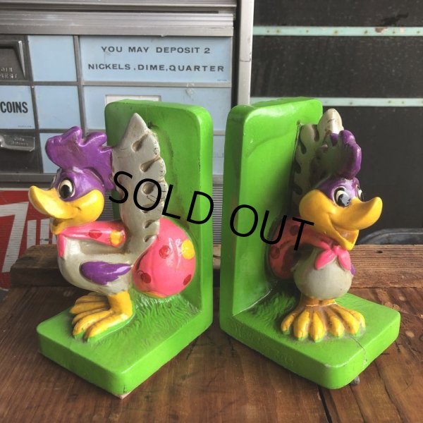 画像7: 70s Vintage Holiday Fair WB Road Runner Book End (B917) (7)