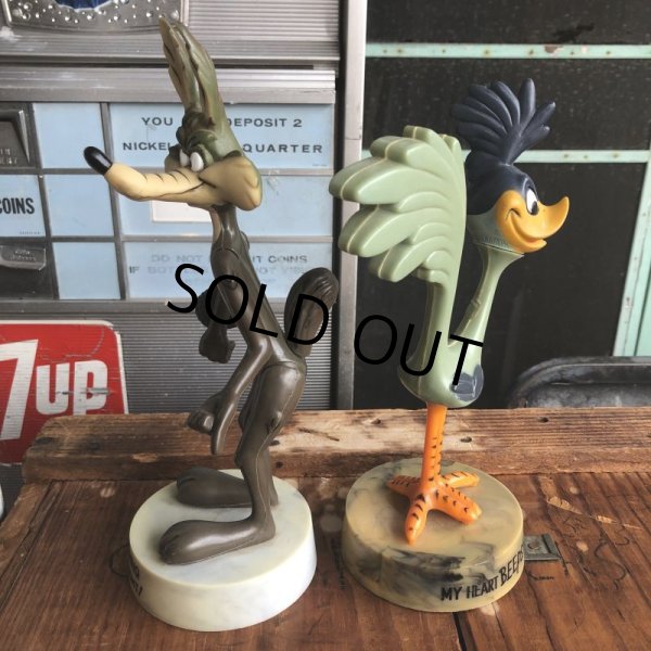 画像11: 70s Vintage Dakin Road Runnner & Wile E. Coyote GOOFY GRAMS Set (B916) (11)