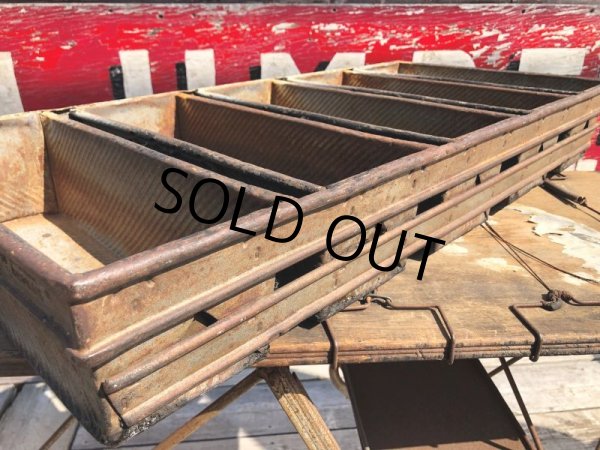 画像3: Vintage CHICAGO METALLIC Loaf Large Bread Pans Industrial (B921) (3)