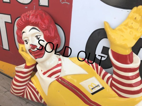 画像5: Vintage McDonald's Ronald Life Size Statue SETMAKERS 3-D Wall Sculpture (B941) (5)