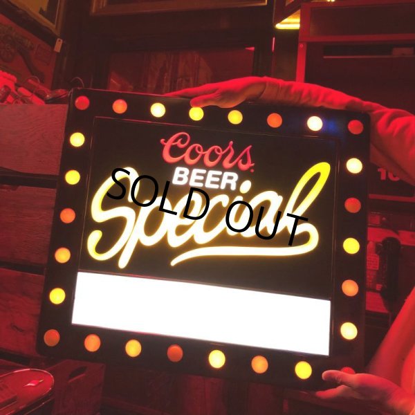 画像11: 80s Vintage Coors Light Beer Motion Chasing Lights Store Display Sign (B942) (11)