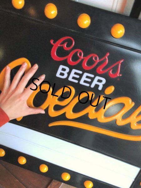 画像6: 80s Vintage Coors Light Beer Motion Chasing Lights Store Display Sign (B942) (6)