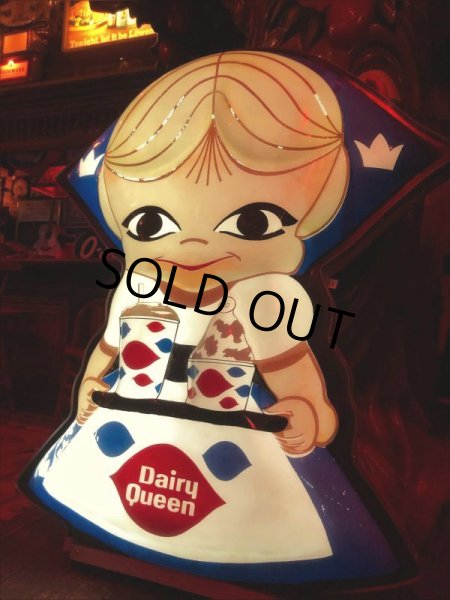 画像9: Vintage Dairy Queen "Dutch Girl" DQ Huge Lighted Sign Very Rare! Hard to Find!!!!!! (B953) (9)