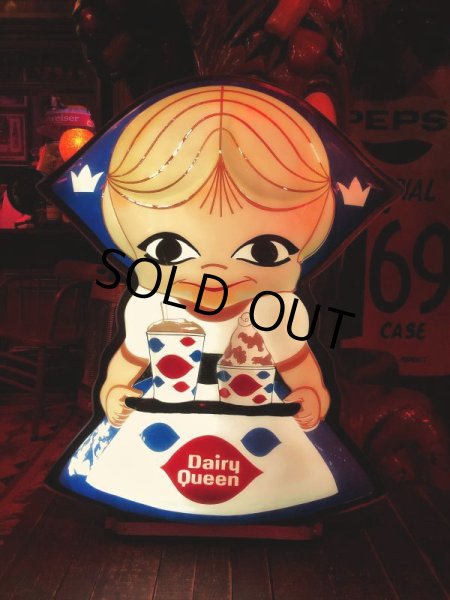 画像12: Vintage Dairy Queen "Dutch Girl" DQ Huge Lighted Sign Very Rare! Hard to Find!!!!!! (B953) (12)