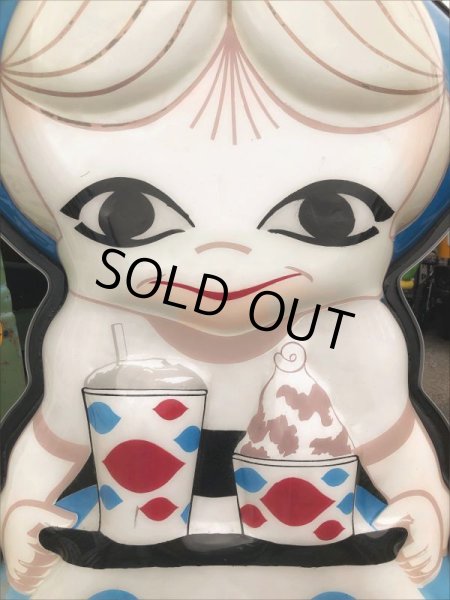 画像6: Vintage Dairy Queen "Dutch Girl" DQ Huge Lighted Sign Very Rare! Hard to Find!!!!!! (B953) (6)