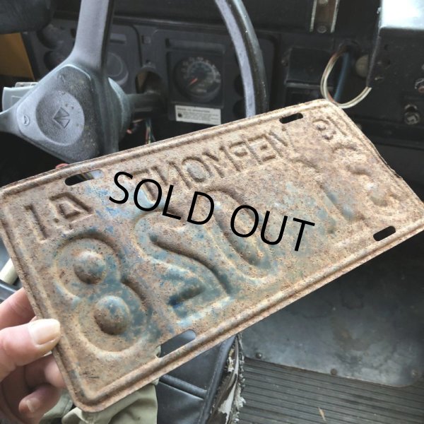 画像2: 40s Vintage American License Number Plate / 1941 VERMONT 31 028 (B888) (2)