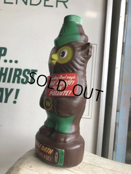 画像8: 60s Vintage Woodsy Owl Bubble Bath Soaky Bottle (B954) (8)