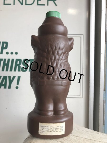 画像7: 60s Vintage Woodsy Owl Bubble Bath Soaky Bottle (B954) (7)