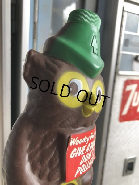 画像4: 60s Vintage Woodsy Owl Bubble Bath Soaky Bottle (B954) (4)