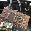 画像1: 40s Vintage American License Number Plate / 1941 VERMONT 31 028 (B888) (1)