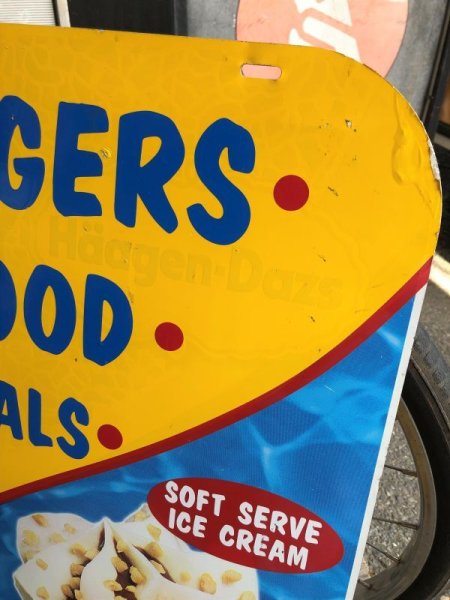 画像7: Vintage Nestle & Haagen-Dazs Advertising Metal Double Sided Sign (B955) (7)