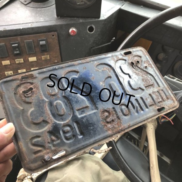 画像2: 40s Vintage American License Number Plate / 1942 ILLINOIS 236 283 (B889) (2)