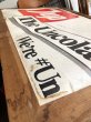 画像12: 60s Vintage 7-up Advertising Duel Sided Cardboard Framed Store Display Poster Sign (B956) (12)