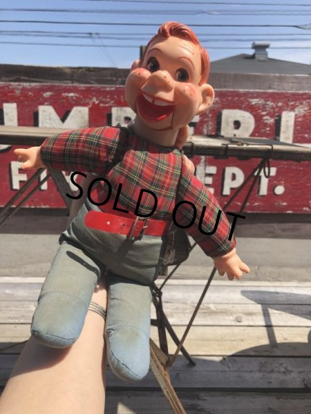 画像9: 70s Vintage Howdy Doody Ventriloquist Doll (B957) (9)