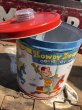 画像3: 50s Vintage Howdy Doody COOKIE-GO-ROUND Tin Can (B961) (3)