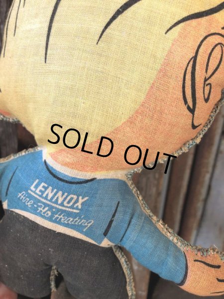 画像6: 40s Vintage Lennie Lennox Advertising Cloth Pillow Doll (B962) (6)