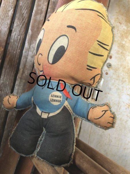画像4: 40s Vintage Lennie Lennox Advertising Cloth Pillow Doll (B962) (4)