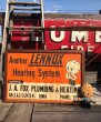 画像19: 40s Vintage Lennie Lennox Advertising Cloth Banner Store Sign w/Frame (B963) (19)