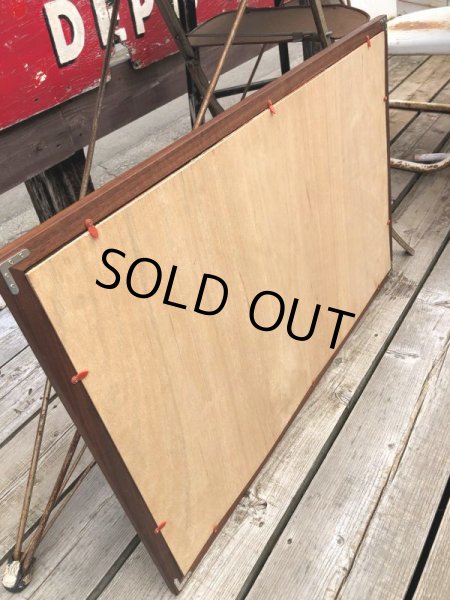 画像15: 40s Vintage Lennie Lennox Advertising Cloth Banner Store Sign w/Frame (B963) (15)