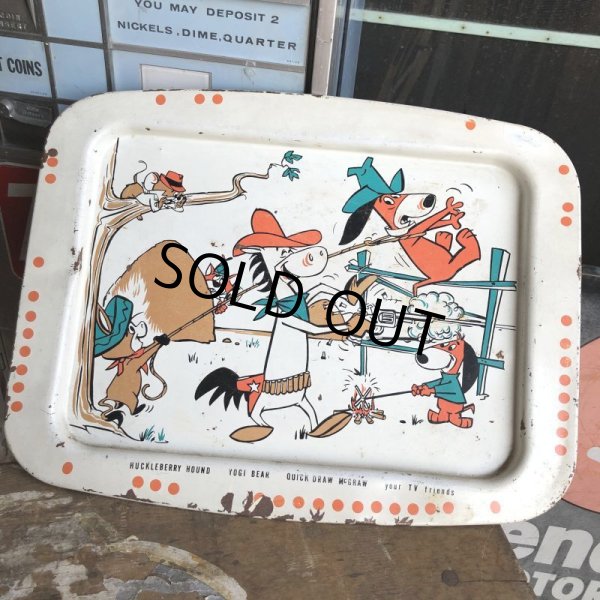 画像12: 60s Vintage Hanna Barbera your TV friends Tray (B973) (12)
