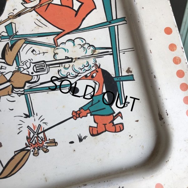 画像2: 60s Vintage Hanna Barbera your TV friends Tray (B973) (2)