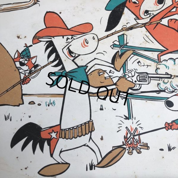 画像4: 60s Vintage Hanna Barbera your TV friends Tray (B973) (4)