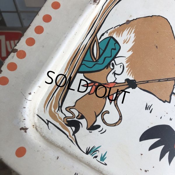 画像6: 60s Vintage Hanna Barbera your TV friends Tray (B973) (6)
