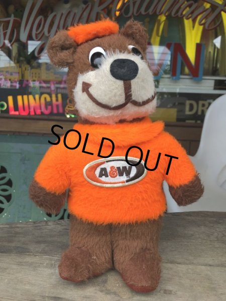 画像3: 70s Vintage A&W Root Beer Rooty Bear Plush (B969) (3)