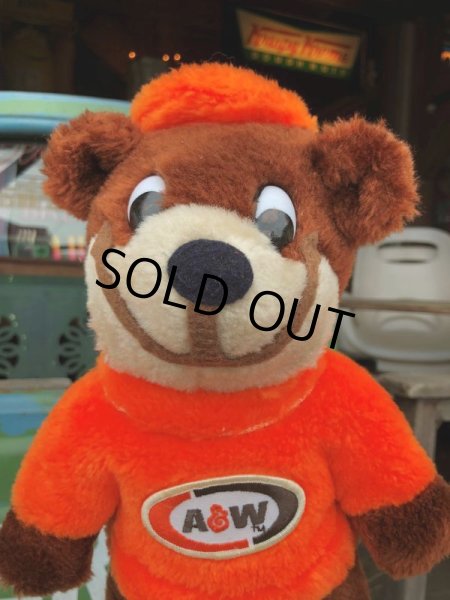 画像2: 80s Vintage A&W Root Beer Rooty Bear Plush (B970) (2)