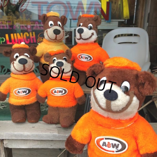 画像9: 80s Vintage A&W Root Beer Rooty Bear Plush (B970) (9)