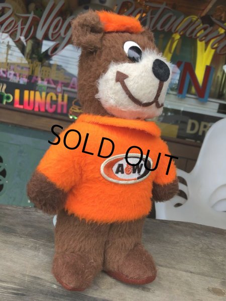 画像4: 70s Vintage A&W Root Beer Rooty Bear Plush (B969) (4)