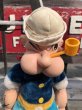 画像9: 80s Vintage Etone Popeye The Sailor Man Doll 45cm (B963) (9)