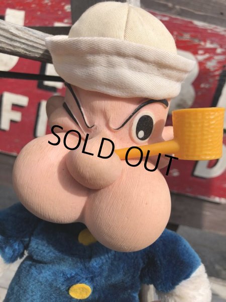 画像7: 80s Vintage Etone Popeye The Sailor Man Doll 45cm (B963) (7)