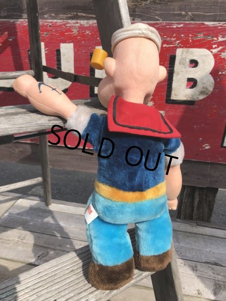画像4: 80s Vintage Etone Popeye The Sailor Man Doll 45cm (B963) (4)