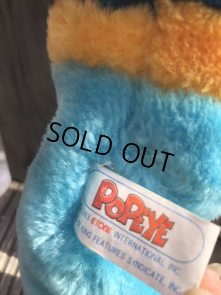 画像5: 80s Vintage Etone Popeye The Sailor Man Doll 45cm (B963) (5)