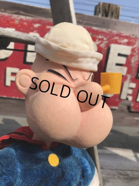 画像6: 80s Vintage Etone Popeye The Sailor Man Doll 45cm (B963) (6)