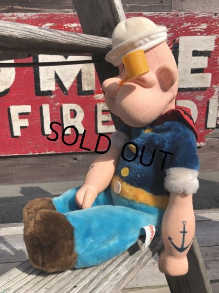 画像3: 80s Vintage Etone Popeye The Sailor Man Doll 45cm (B963) (3)