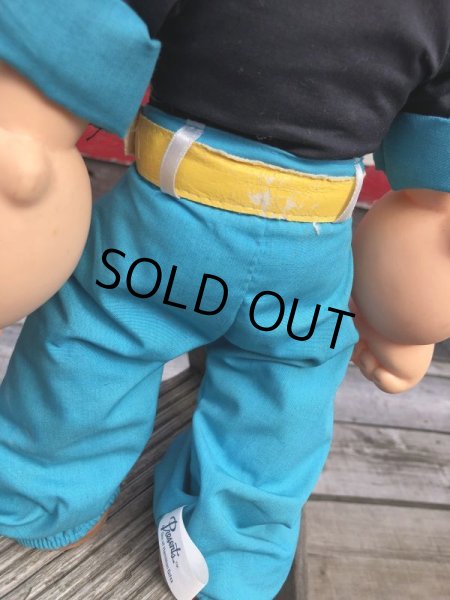 画像5: 80s Vintage Prezents Popeye The Sailor Man Doll 42cm (B962) (5)