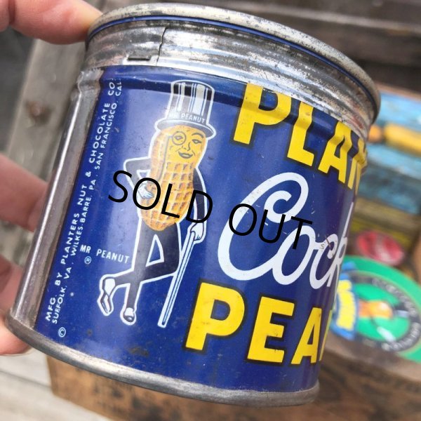 画像7: Vintage Planters MR.PEANUTS Tin Can (O) (7)
