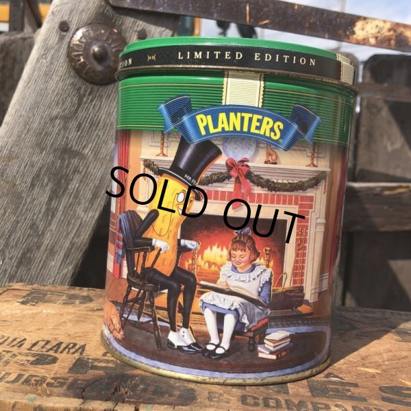 画像1: Vintage Planters MR.PEANUTS Tin Can (R) (1)