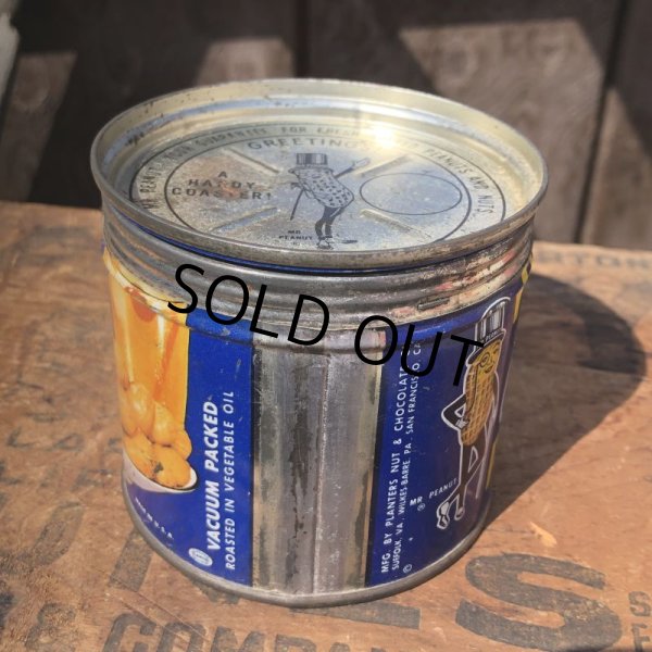 画像4: Vintage Planters MR.PEANUTS Tin Can (O) (4)